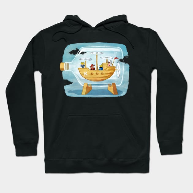 Airship in a Bottle Hoodie by JangoSnow